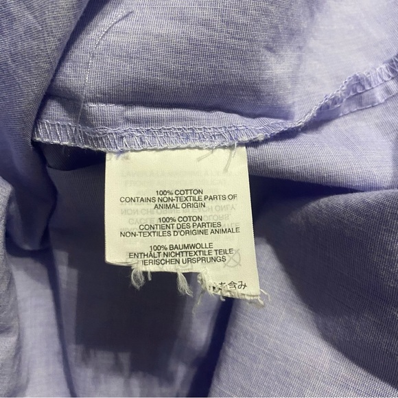 J Crew Gathered Popover in End-on-end Cotton Light Blue - Picture 6 of 7